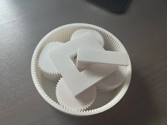 6:1 Stackable Fully 3D Printed Planetary Gearbox — Image 4 of 7
