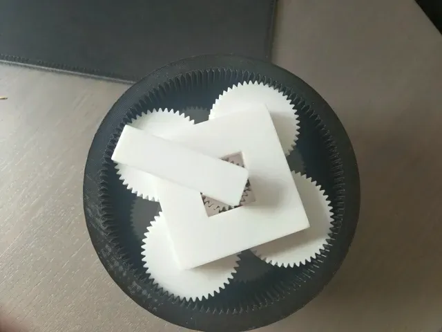 6:1 Stackable Fully 3D Printed Planetary Gearbox — Image 3 of 7