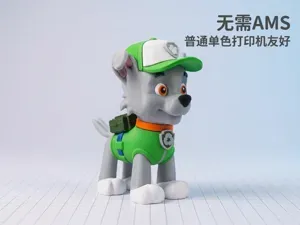 汪汪队-灰灰（Rocky） 19cm 已拆件 无需AMS
