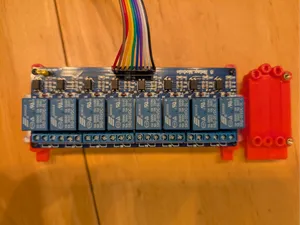 Customizable PCB Din rail mounting adapter