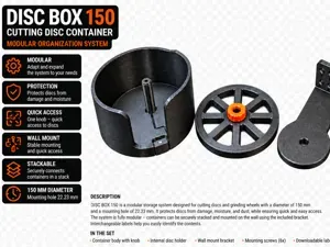 Disc Box 150 – Cutting & Grinding Disc Storage