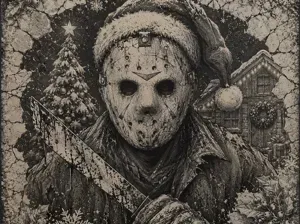 Jason Vorhees Christmas HueForge