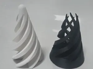Passthrough spiral fidget toy