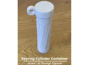 Cylinder Container – Screw Lid Storage Capsule