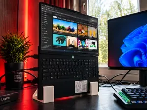 Vertical Laptop Stand – Stable Desk Holder
