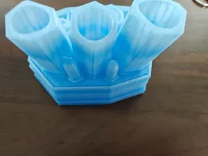 Frost Crystal Makeup Organizer — no supports