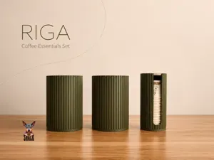 RIGA Coffee Station Organizer | 3-Piece Set