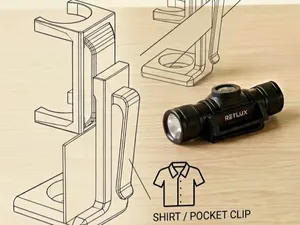 Retlux Headlamp T-Shirt Clip – Headlamp Holder