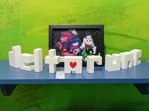 Deltarune Logo Letters (No AMS)
