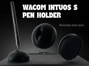 Wacom Intuos S Pen Holder - Minimalist Desk Stand