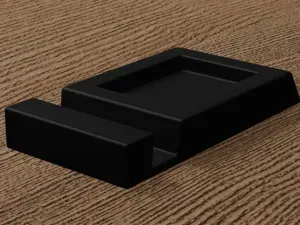 Minimalistic desk phone stand