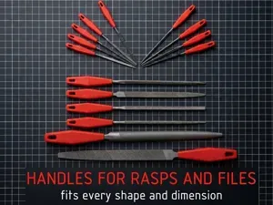 Handles rasps and files every shape and dimension
