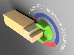 Anti-Tilt Shelf "Thick-Smart" Cabinet Bracket