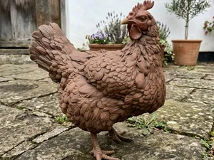 Gallina de Granja - Escultura 3D Premium