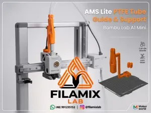 PTFE Tube Guide & Support – Bambu Lab A1 Mini