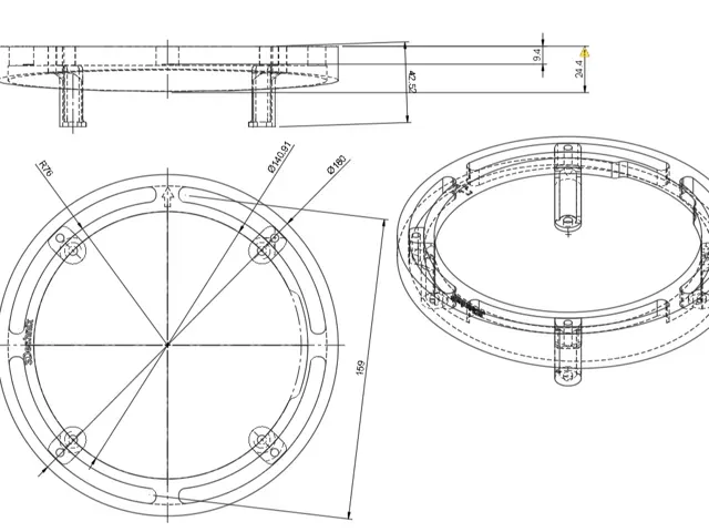 Spacer ring for Lada Largus speaker