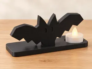 BatLight - Bat Silhouette Tea Light Holder
