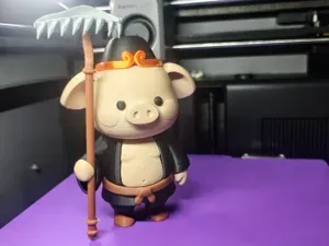 取经四人组之猪八戒(拆件单色打印,15cm高)
