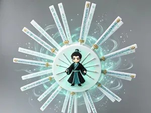 拼豆系列 韩立剑阵-12剑阵版