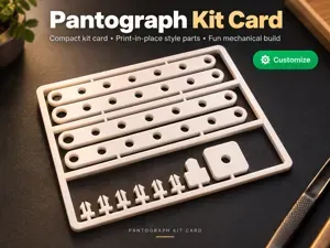 Pantograph Drawing Machine – Parametric Kit Card