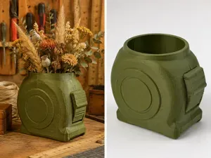 Tape Measure Flower Vase