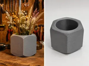 Nut Flower Vase