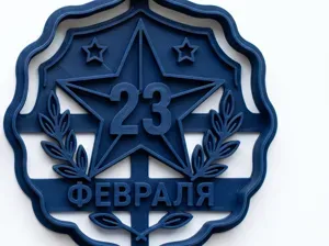 Формочка для печенья и глины 23 февраля
