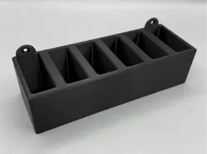 Wall-Mounted 6-Slot AR-15 Magazine Holder
