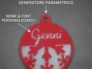 Customiza Christmas Bauble Palla di Natale