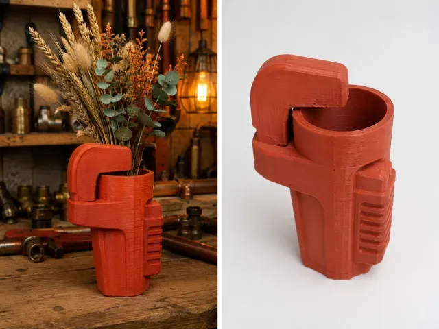 Pipe Wrench Flower Vase — Фото 5 из 5