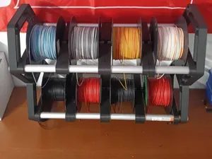 Modular Wire Spool Rack - Any Length, 20 mm Tube