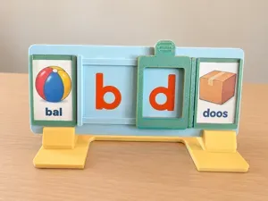 Letter Slider – b/d, f/v & s/z Learning Aid