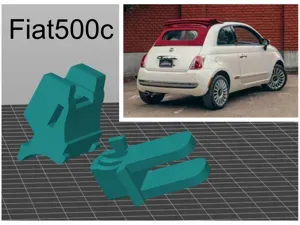 Fiat 500C Convertible Sunroof Repair Bracket