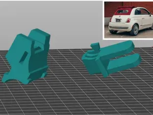 Fiat 500C Convertible Sunroof Repair Bracket