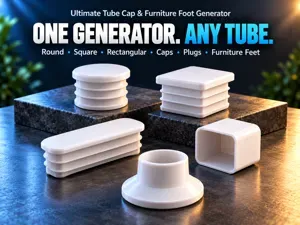 Ultimate Tube End Cap & Furniture Foot Generator