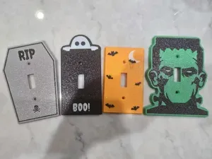 Halloween Switch Plate Covers - 6 Themes (Custom)