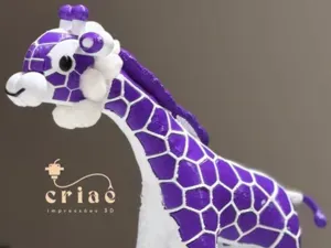 PURPLE GIRAFFE - "SAM & CAT" SERIES MODEL