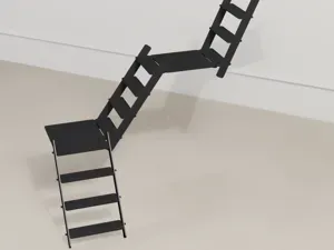 Modular Hamster Stairs – Flat-Pack Cage Ladder