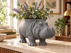 Hippo Vase – Animal Planter