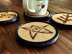 Lovecraftian Cork Coaster Insert