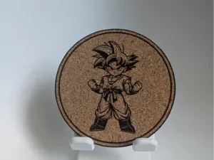 Kork Untersetzer Son Goku