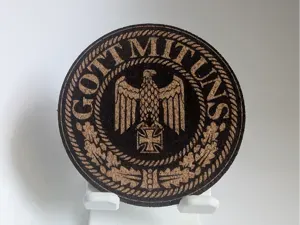 Kork Untersetzer Gott mit uns