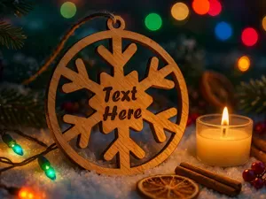 Snowflake Christmas Ornament 2