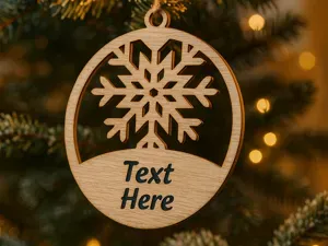 Snowflake Christmas Ornament 3