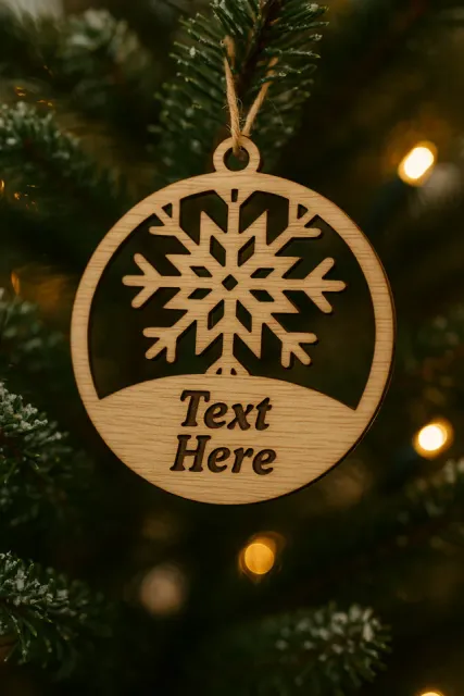 Snowflake Christmas Ornament 3 — Фото 3 из 3