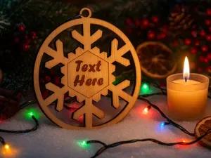 Snowflake Christmas Ornament