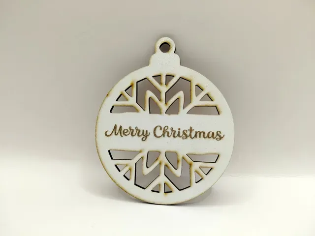 6 Christmas Snowflake Ornaments Customizable Text — Фото 8 из 8