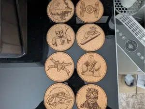 Kork Untersetzer Star Wars Kollektion 2