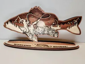 Fishing Scene Display