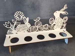 Easter egg stand decoration